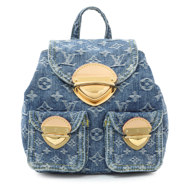 Louis Vuitton Blue Monogram Denim Venice Backpack Handbags Louis Vuitton