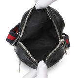 Gucci Black GG Supreme Monogram Mini Messenger Handbags Gucci