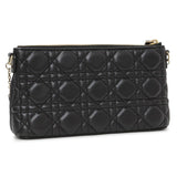 Christian Dior Black Lambskin Cannage Miss Dior Midi Mini Bag Handbags Christian Dior