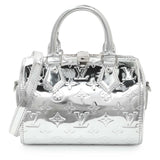 Louis Vuitton Silver Monogram Miroir Speedy Bandouliere 20