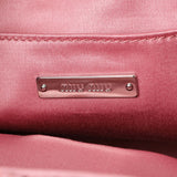Miu Miu Pink Nappa Matelasse Bucket Bag Handbags Miu Miu