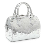 Louis Vuitton Silver Monogram Miroir Speedy Bandouliere 20
