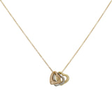 Tiffany & Co. 18K Elsa Peretti Open Heart Triple Pendant Necklace