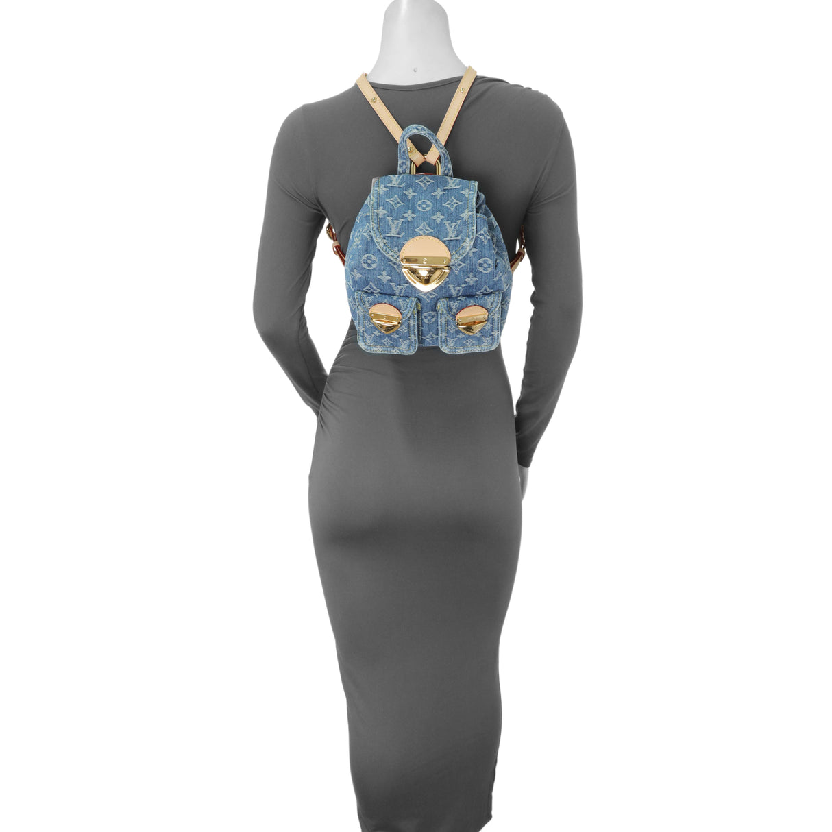 Louis Vuitton Blue Monogram Denim Venice Backpack Handbags Louis Vuitton