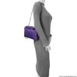 Bottega Veneta Purple Nappa Intrecciato Duo