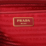 Prada Fuoco Saffiano Galleria Double Zip Large