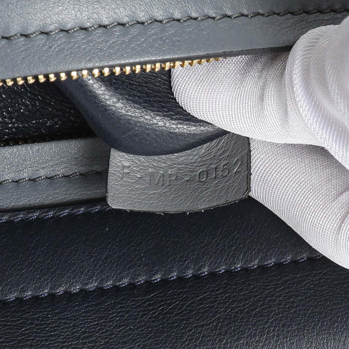 Celine Calfskin Suede Tri-Color Medium Trapeze