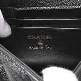 Chanel Black Caviar Quilted Coco Handle Clutch With Chain Handbags Chanel