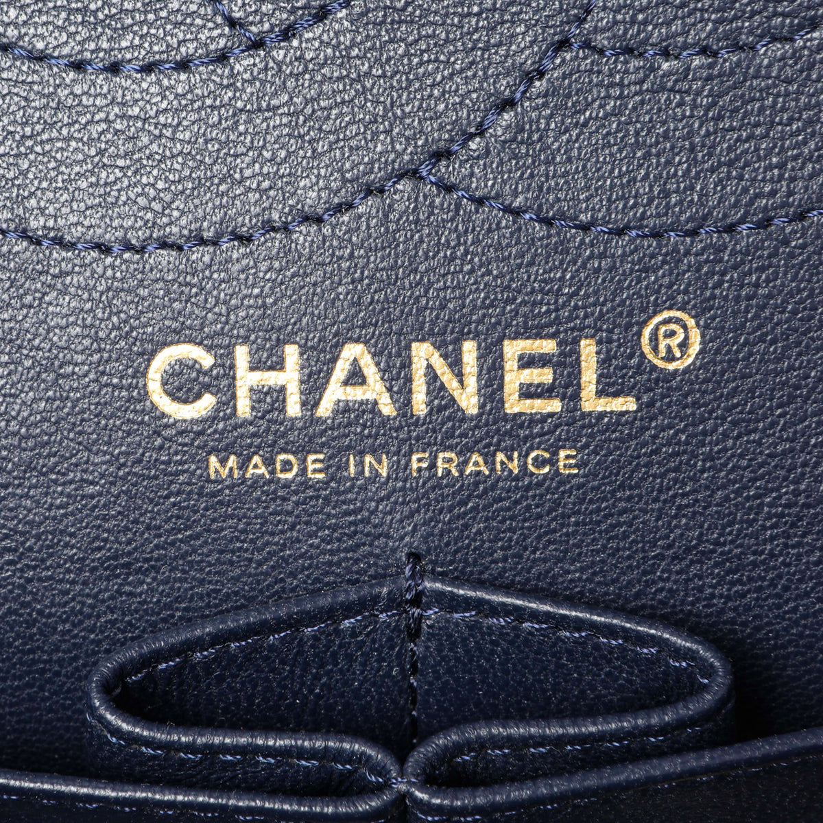Chanel Navy Crackled Patent Puzzle Reissue 2.55 Double Flap 226 Handbags Chanel