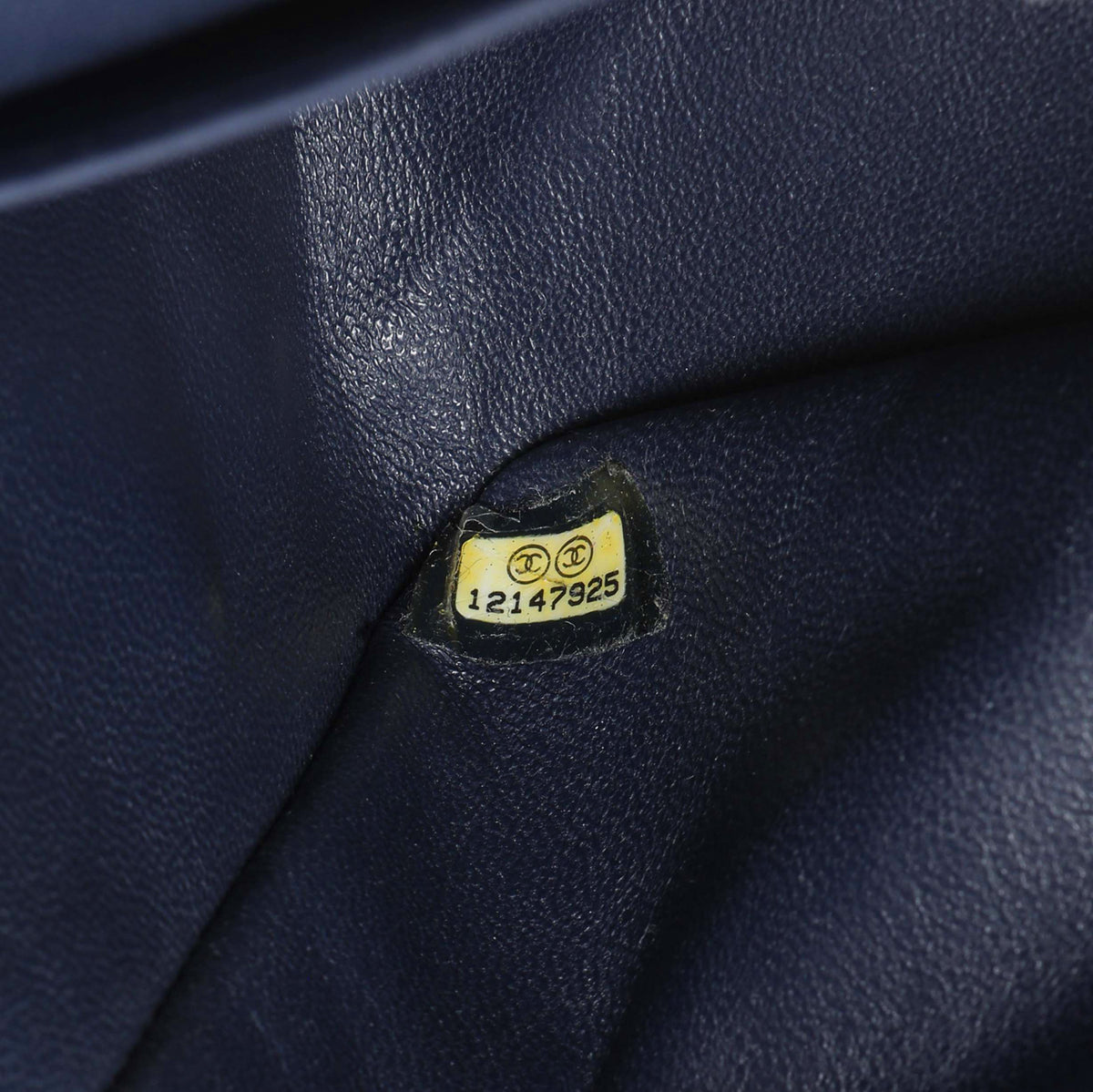 Chanel Navy Crackled Patent Puzzle Reissue 2.55 Double Flap 226 Handbags Chanel