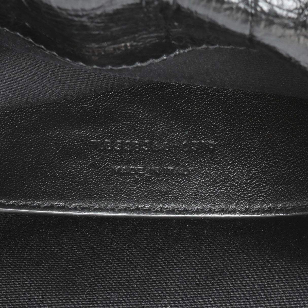 Saint Laurent Black Crinkled Calfskin Matelasse Monogram Baby Niki Chain Satchel Handbags Saint Laurent
