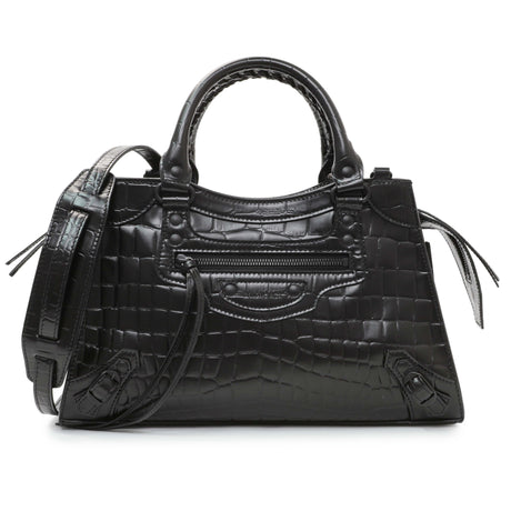 6 items Tue. July 7 ⬆️Balenciaga Black Crocodile Embossed Neo Classic Hardware S City Handbags Balenciaga