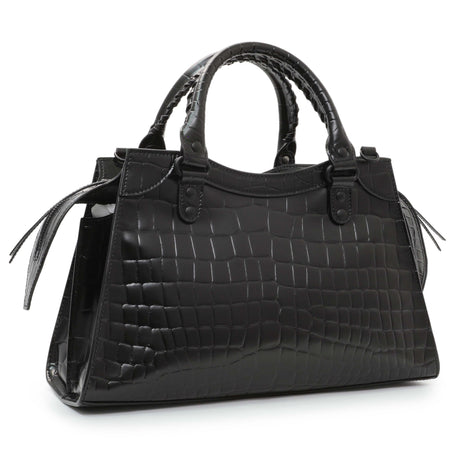 6 items Tue. July 7 ⬆️Balenciaga Black Crocodile Embossed Neo Classic Hardware S City Handbags Balenciaga