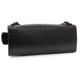Balenciaga Black Crocodile Embossed Neo Classic Hardware S City Handbags Balenciaga