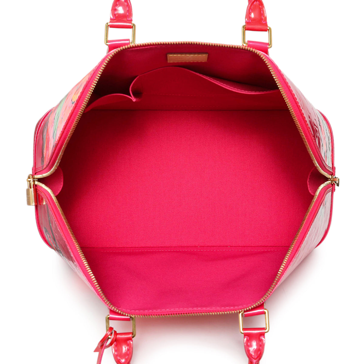 Louis Vuitton Rose Pop Vernis Roses Alma GM Handbags Louis Vuitton