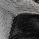 Balenciaga Black Crocodile Embossed Neo Classic Hardware S City Handbags Balenciaga