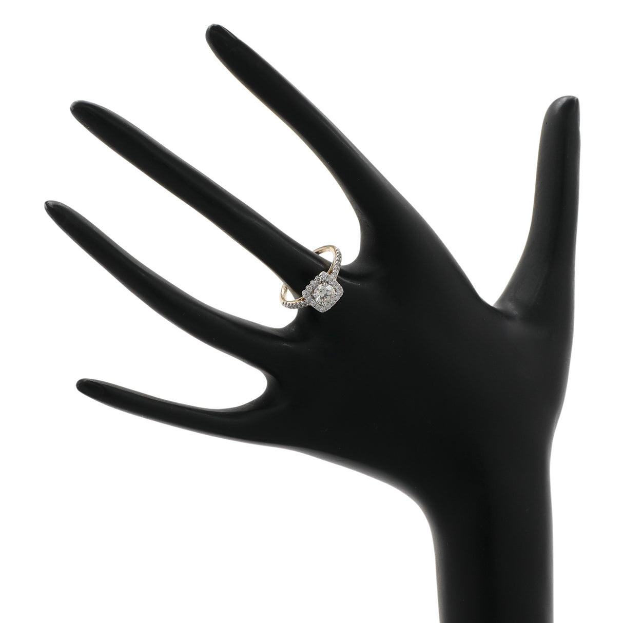 14K Yellow Gold 1.11 Carat Diamond Ring Fine Jewellery Modaselle