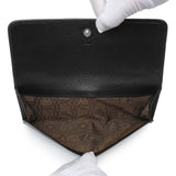 Salvatore Ferragamo Black Calfskin Vara Bow Wallet Accessories Salvatore Ferragamo