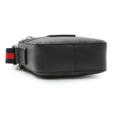 Gucci Black GG Supreme Monogram Mini Messenger Handbags Gucci