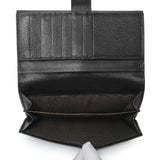 Salvatore Ferragamo Black Calfskin Vara Bow Wallet Accessories Salvatore Ferragamo