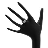 18K White Gold 1.17 Carat Diamond Illusion Solitaire Ring Fine Jewellery Modaselle