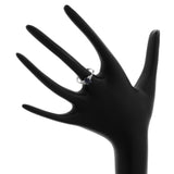 18K White Gold 0.95 Carat Oval Sapphire Ring Fine Jewellery Modaselle