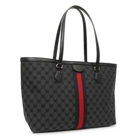 Gucci X Balenciaga BB Monogram Web Graffiti Medium Ophidia Shopping Tote