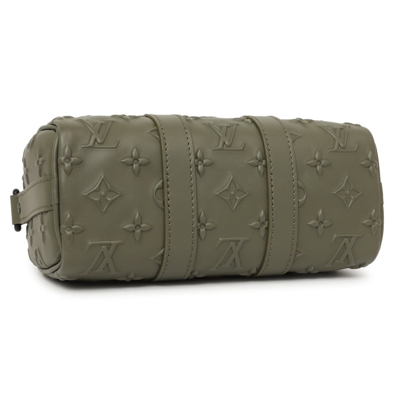 Louis Vuitton Khaki Monogram Seal Keepall XS – Modaselle Louis Vuitton Khaki Monogram Seal Keepall XS – Modaselle