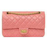 Chanel Pink Quilted Aged Calfskin Reissue 225 Flap