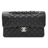 6 items Mon. July 6 ⬆️ Chanel Black Quilted Caviar Small Classic Double Flap Handbags Chanel
