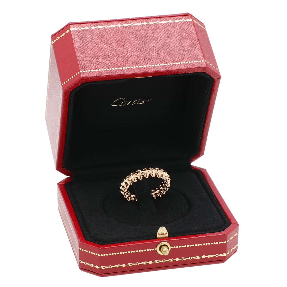 Cartier 18K Rose Gold Small Clash De Cartier Ring Designer Jewellery Cartier