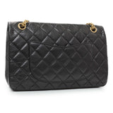 Chanel Black Quilted Aged Calfskin 2.55 Reissue 226 Flap Handbags Chanel