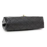 Chanel Black Quilted Aged Calfskin 2.55 Reissue 226 Flap Handbags Chanel