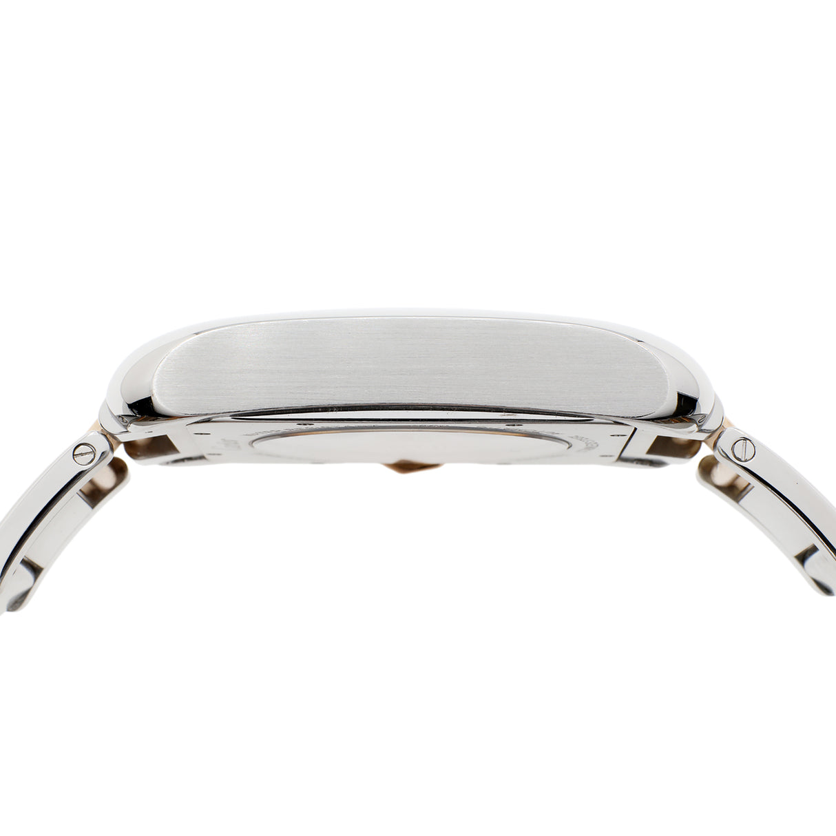 Cartier Stainless Steel 18K Rose Gold Tank Anglaise XL W5310006