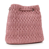 Miu Miu Pink Nappa Matelasse Bucket Bag Handbags Miu Miu