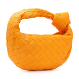 Bottega Veneta Orange Nappa Intrecciato Mini Jodie Handbags Bottega Veneta