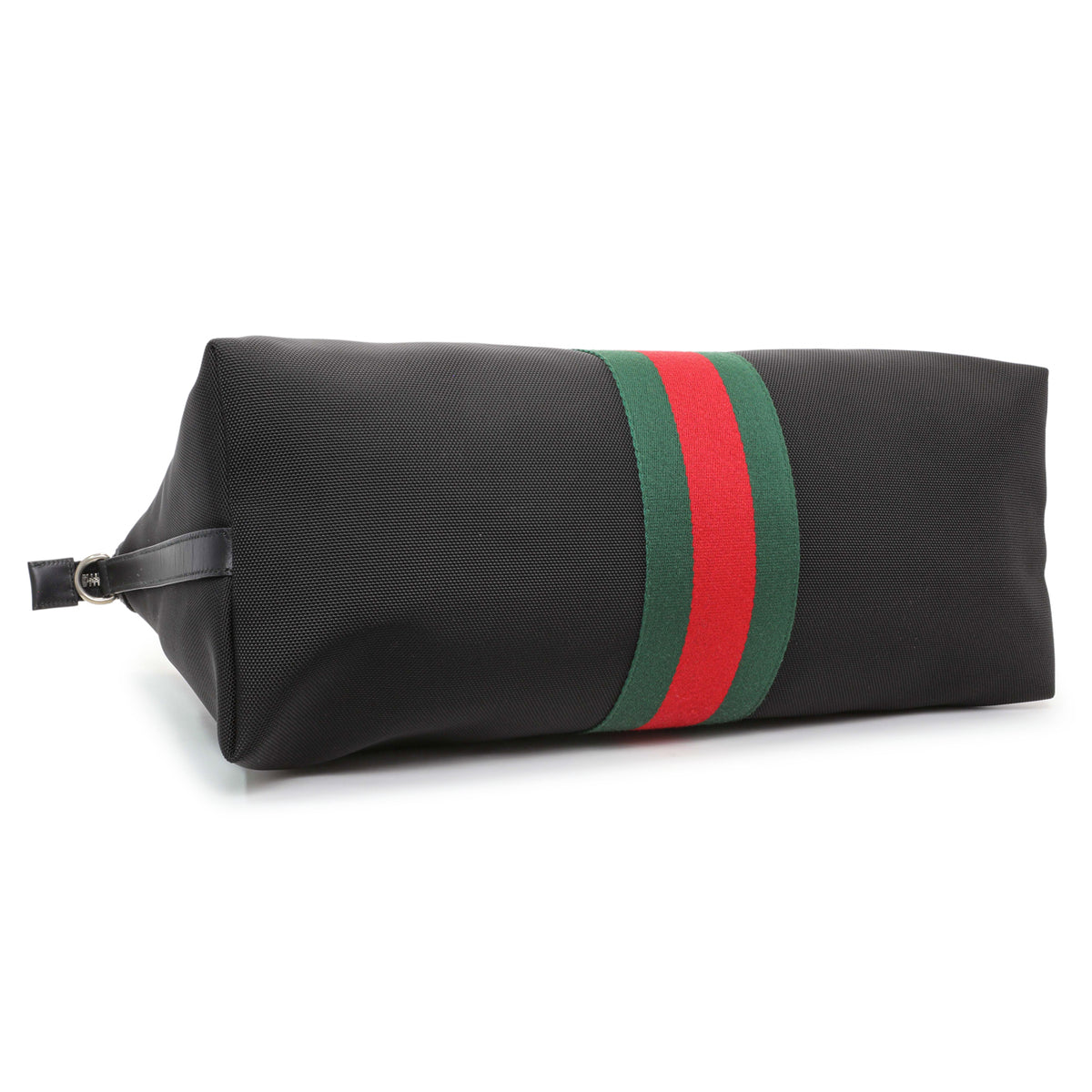 Gucci Black Techno Canvas Web Duffle Handbags Gucci