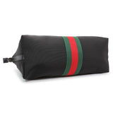 Gucci Black Techno Canvas Web Duffle Handbags Gucci