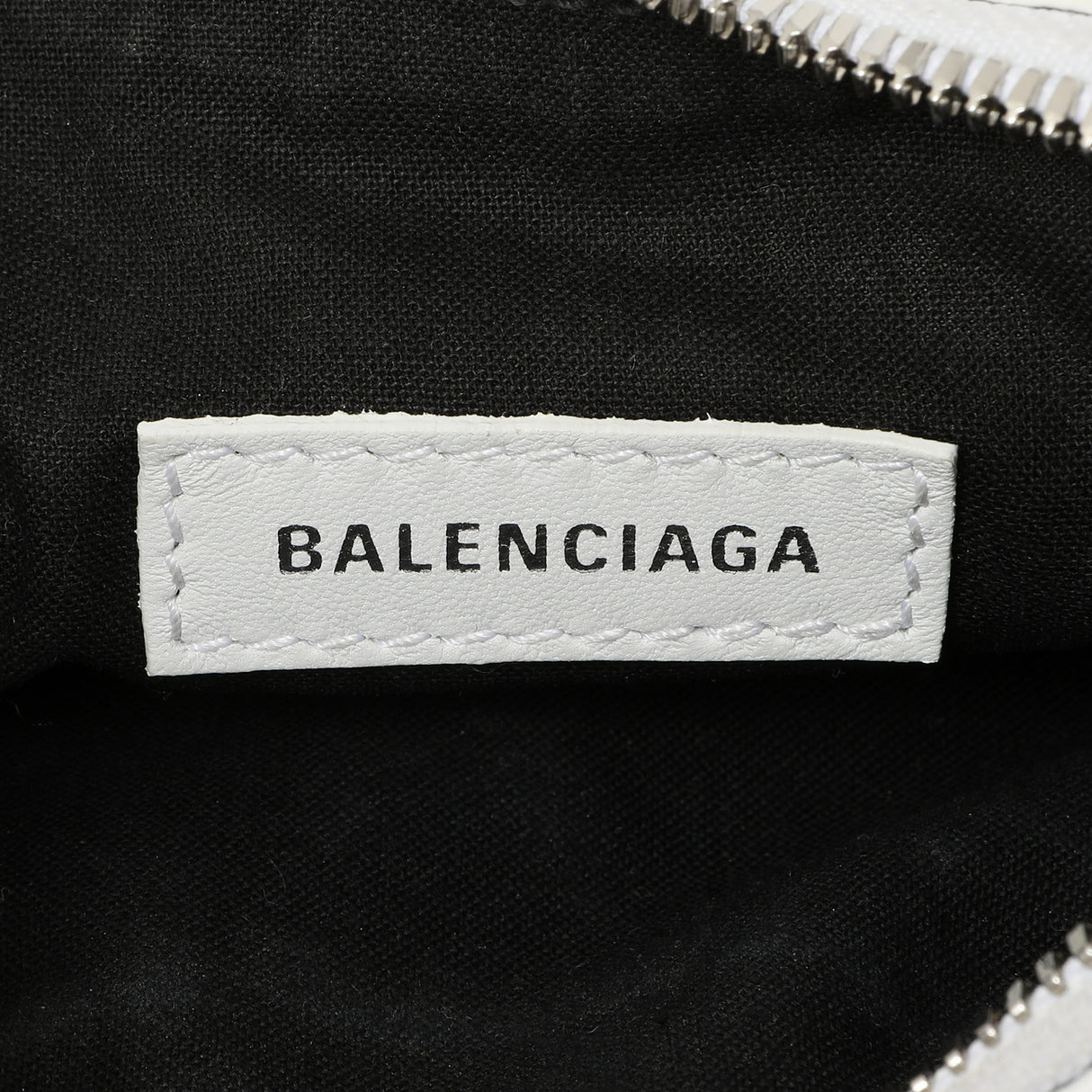 Balenciaga White Faux Patent Le Cagole Shoulder Bag XS