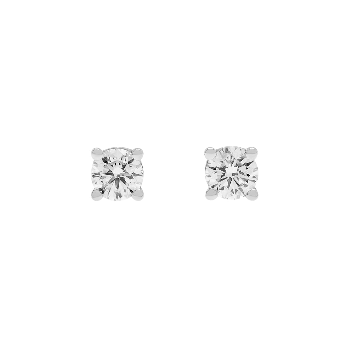 Platinum 0.35 Carat Diamond Stud Earrings Fine Jewellery Modaselle