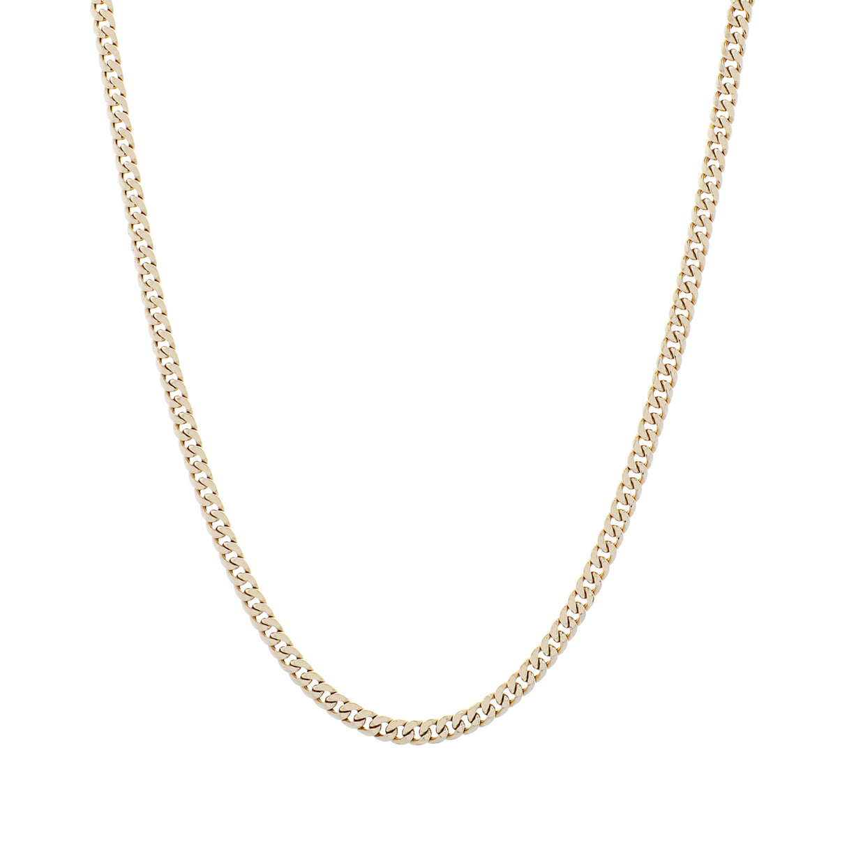 10K Yellow Gold Curb Link Chain Fine Jewellery Modaselle