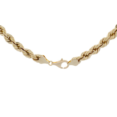 14K Yellow Gold Rope Chain Fine Jewellery Modaselle