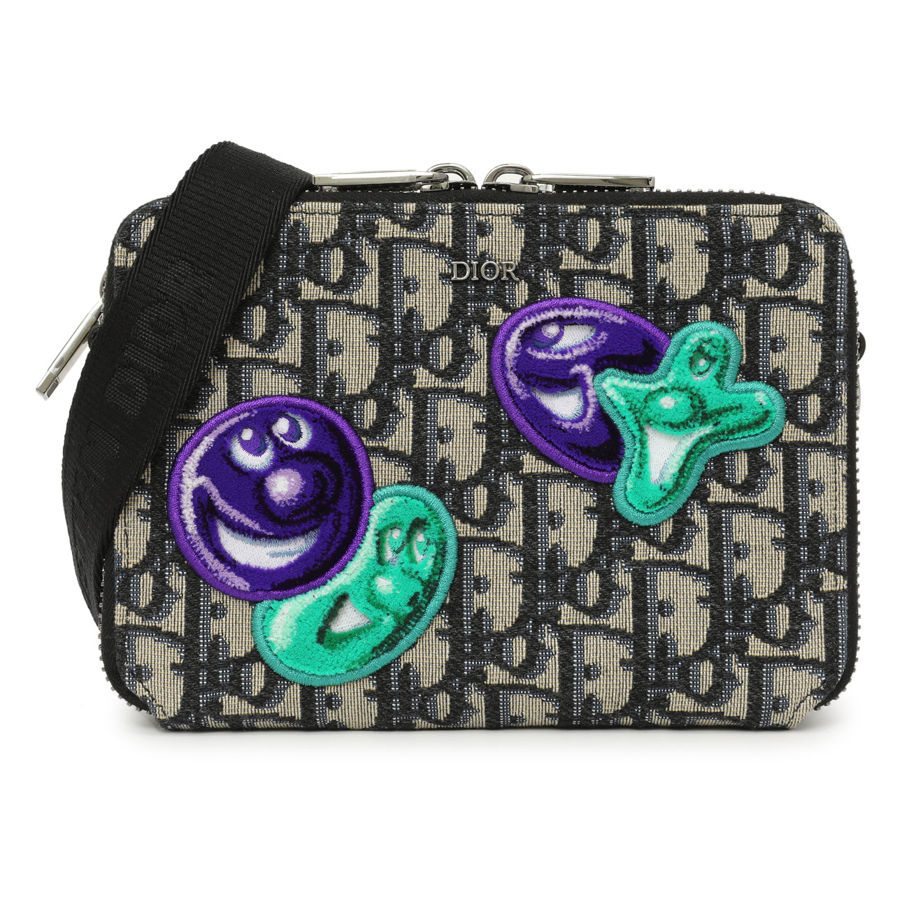 Christian Dior X Kenny Scharf Oblique Embroidered Patches