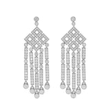 Tiffany & Co. Platinum Diamond Legacy Drop Earrings Designer Jewellery Tiffany and Co