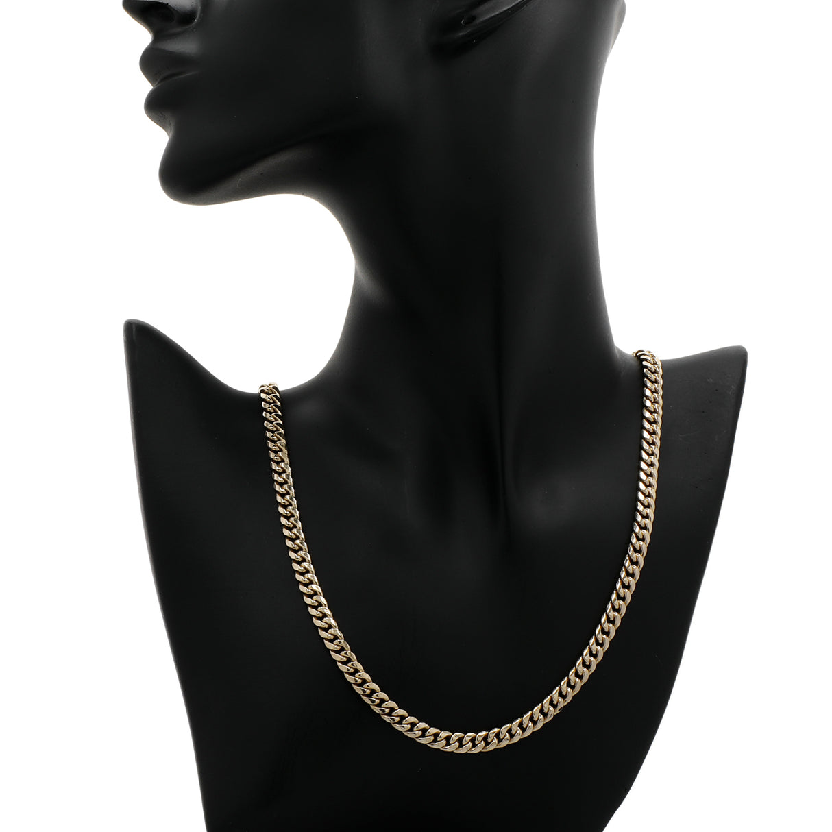 10K Yellow Gold Curb Link Chain Fine Jewellery Modaselle