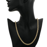 14K Yellow Gold Rope Chain Fine Jewellery Modaselle