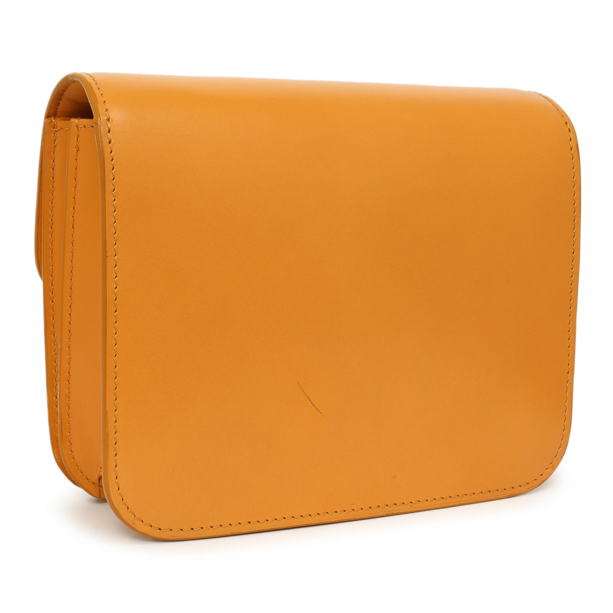 Celine Orange Box Calfskin Teen Classic Box Flap Bag