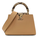 Louis Vuitton Brown Taurillon Python Capucines BB