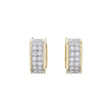 18K Yellow Gold 0.72 Carat Diamond Earrings Fine Jewellery Modaselle