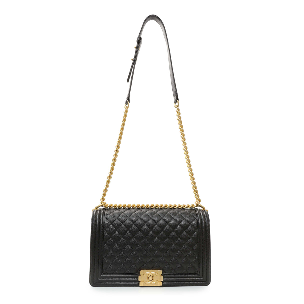 Chanel Black Caviar New Medium Boy Flap